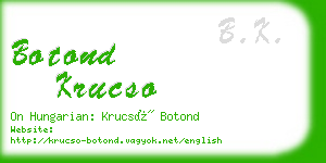 botond krucso business card